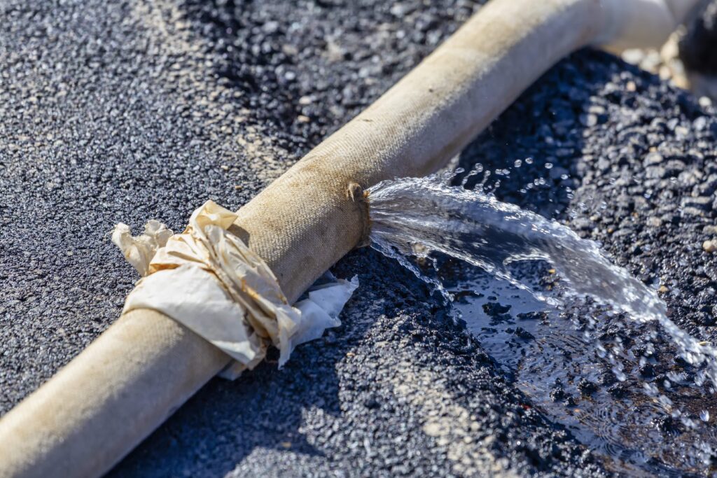 burst pipes